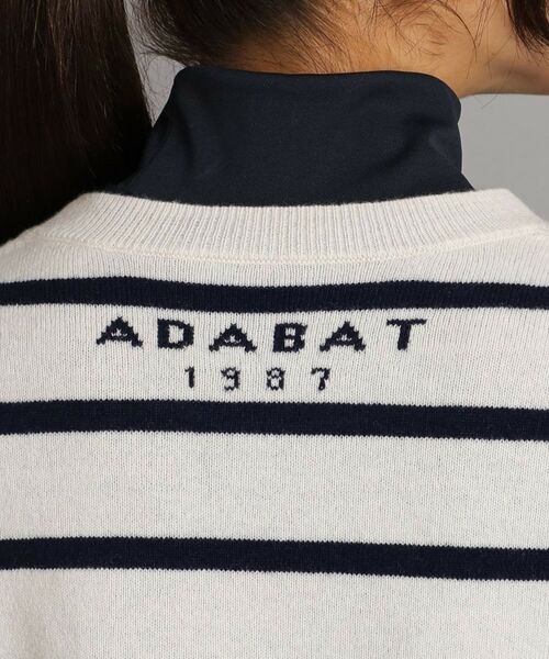 adabat / アダバット ニット・セーター | ロゴデザイン クルーネックセーター | 詳細5