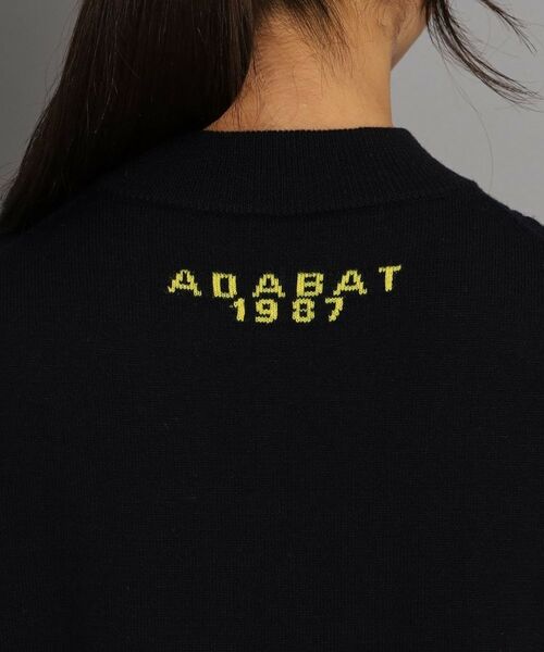 adabat / アダバット ニット・セーター | ロゴデザイン ボトルネックセーター | 詳細5