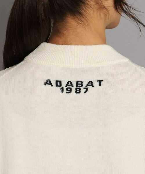 adabat / アダバット ニット・セーター | ロゴデザイン ボトルネックセーター | 詳細9