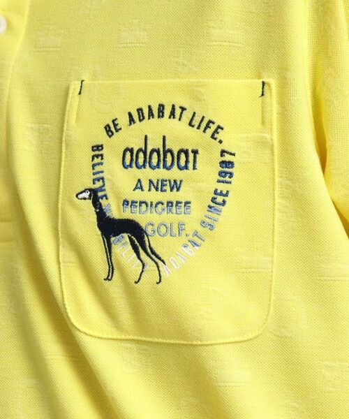 adabat / アダバット ポロシャツ | シャドーロゴデザイン ポケットあり 長袖ポロシャツ | 詳細15