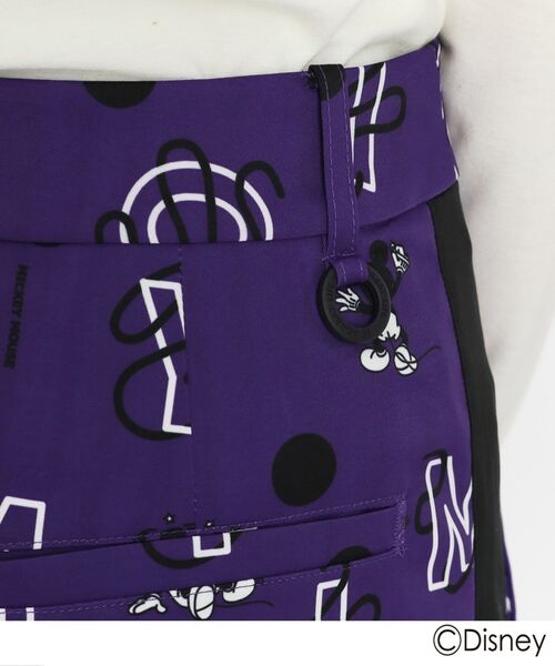 セール】 【DISNEY】総柄デザイン 台形スカート（ミッキーマウス