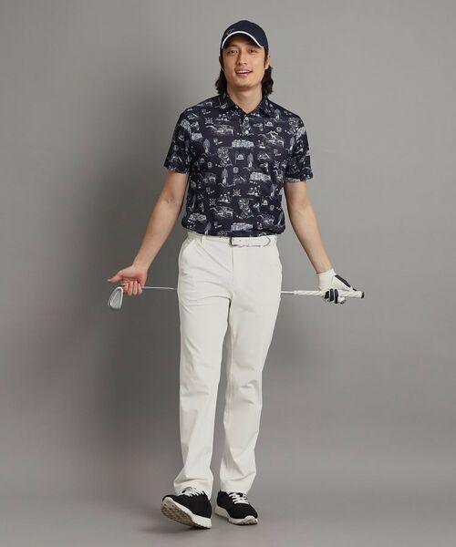 adabat / アダバット ポロシャツ | 【吸水速乾】リゾートゴルフデザイン 半袖ポロシャツ | 詳細13