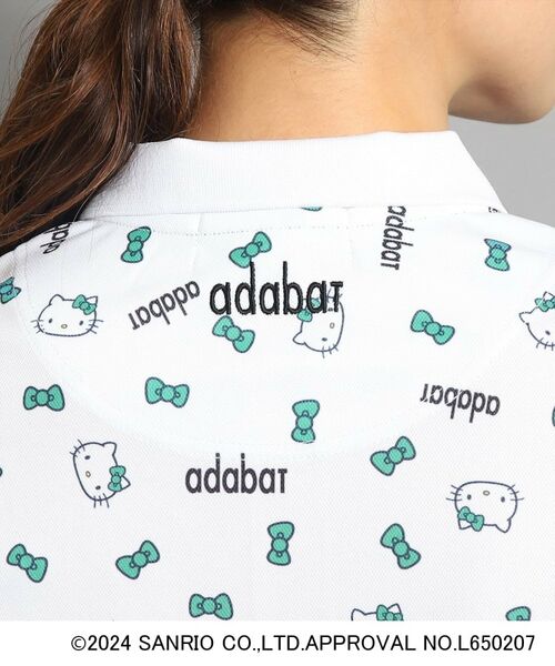 adabat / アダバット ポロシャツ | 【ハローキティ】総柄デザイン 半袖ポロシャツ | 詳細4