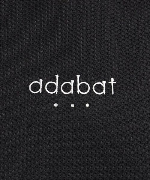 adabat / アダバット ワンピース | 【UVカット／吸水速乾】刺しゅうロゴデザイン メッシュ調ワンピース | 詳細5