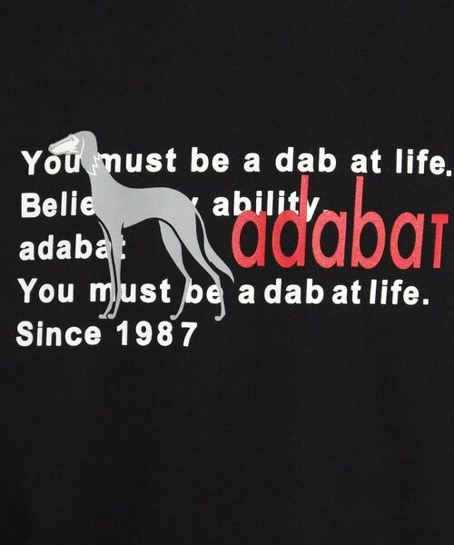 adabat / アダバット Tシャツ | サルーキロゴデザイン 半袖Tシャツ | 詳細8
