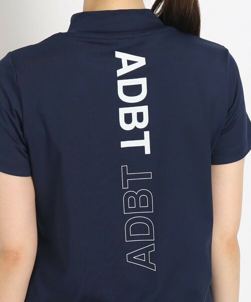 adabat / アダバット カットソー | 【ADBT】バックプリントデザイン モックネック半袖プルオーバー | 詳細16