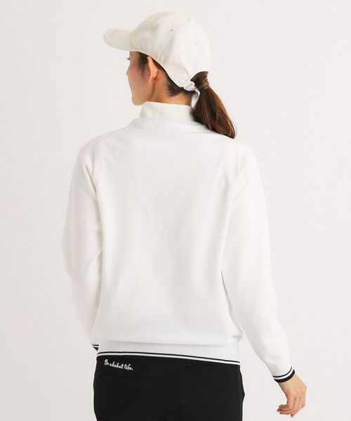 adabat / アダバット ニット・セーター | ラインロゴデザイン クルーネックセーター | 詳細1