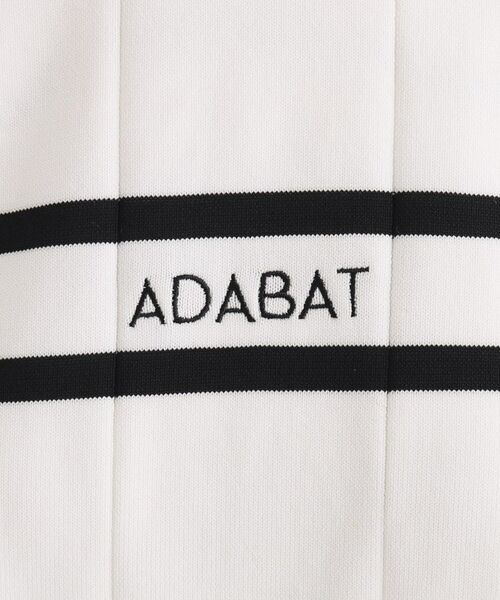 adabat / アダバット ニット・セーター | ラインロゴデザイン クルーネックセーター | 詳細4