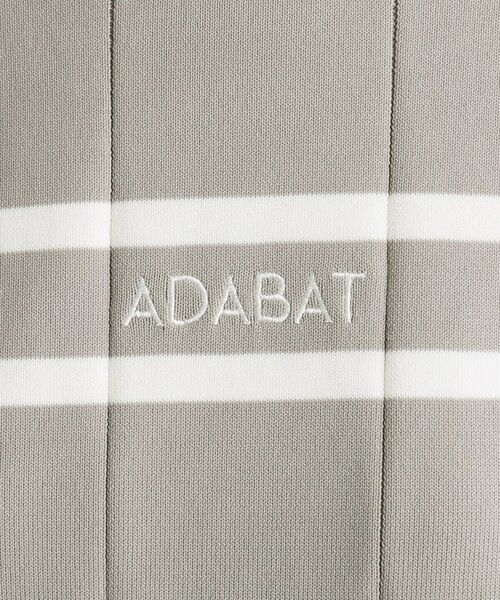 adabat / アダバット ニット・セーター | ラインロゴデザイン クルーネックセーター | 詳細8