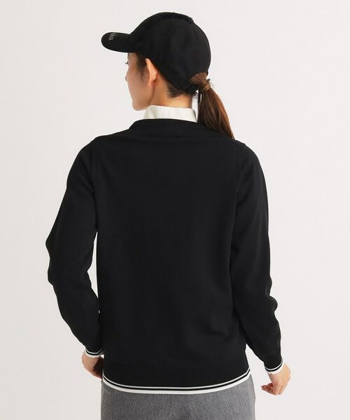 adabat / アダバット ニット・セーター | ラインロゴデザイン クルーネックセーター | 詳細9