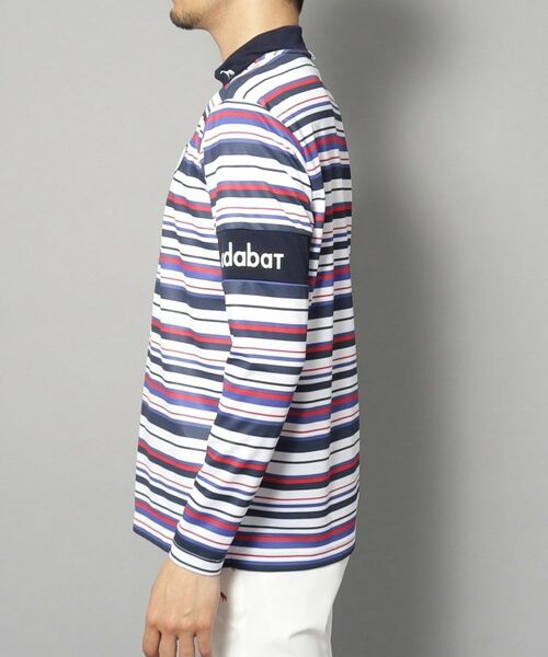 adabat / アダバット カットソー | 【新レーベル ADABAT NAVY】UVカット/吸水速乾 マルチボーダープルオーバー | 詳細10