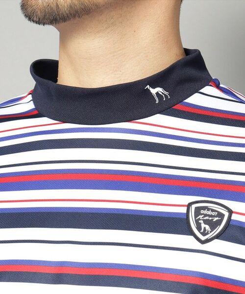 adabat / アダバット カットソー | 【新レーベル ADABAT NAVY】UVカット/吸水速乾 マルチボーダープルオーバー | 詳細13