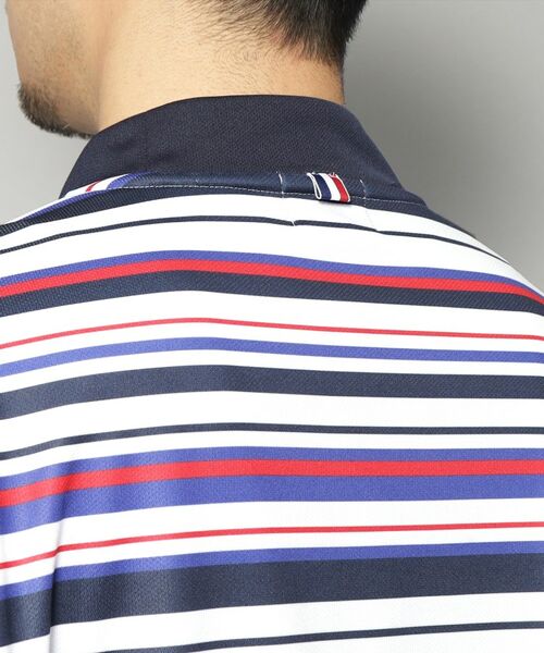 adabat / アダバット カットソー | 【新レーベル ADABAT NAVY】UVカット/吸水速乾 マルチボーダープルオーバー | 詳細14