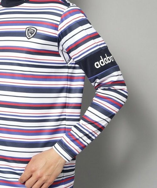 adabat / アダバット カットソー | 【新レーベル ADABAT NAVY】UVカット/吸水速乾 マルチボーダープルオーバー | 詳細15