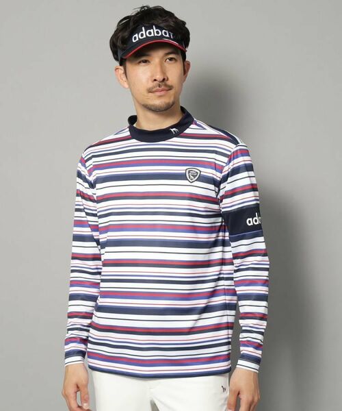 adabat / アダバット カットソー | 【新レーベル ADABAT NAVY】UVカット/吸水速乾 マルチボーダープルオーバー | 詳細18