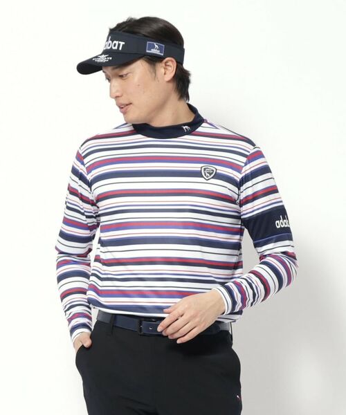 adabat / アダバット カットソー | 【新レーベル ADABAT NAVY】UVカット/吸水速乾 マルチボーダープルオーバー | 詳細25