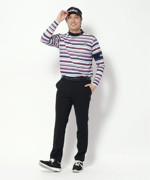 adabat / アダバット カットソー | 【新レーベル ADABAT NAVY】UVカット/吸水速乾 マルチボーダープルオーバー | 詳細5