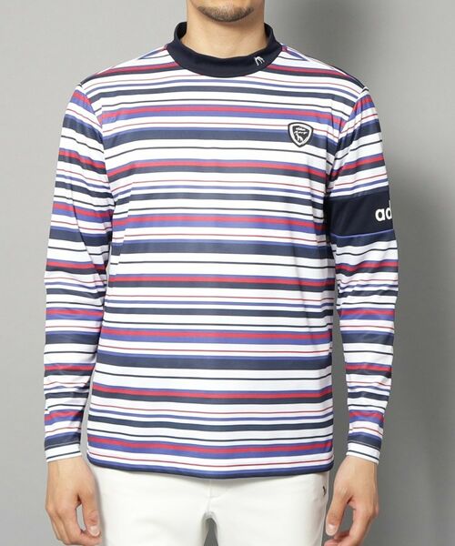 adabat / アダバット カットソー | 【新レーベル ADABAT NAVY】UVカット/吸水速乾 マルチボーダープルオーバー | 詳細9