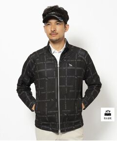 adabat / アダバット レザーブルゾン・ジャケット | 吸水速乾 ロゴチェックジップアップブルゾン