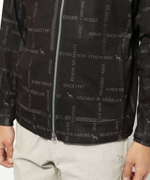 adabat / アダバット レザーブルゾン・ジャケット | 吸水速乾 ロゴチェックジップアップブルゾン | 詳細16