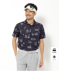 adabat / アダバット ポロシャツ | UVカット/吸水速乾/遮熱 モナコマップドライポロシャツ