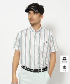 adabat / アダバット ポロシャツ | UVカット/吸水速乾 マルチストライプドライポロシャツ