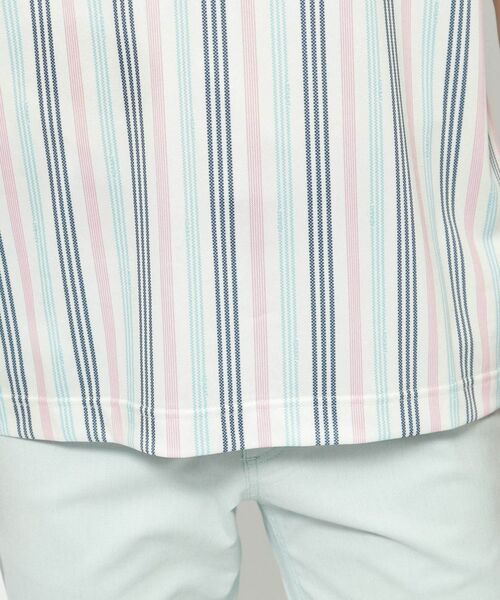 adabat / アダバット ポロシャツ | UVカット/吸水速乾 マルチストライプドライポロシャツ | 詳細16