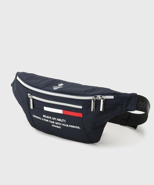 adabat / アダバット メッセンジャーバッグ・ウエストポーチ | 【新レーベル ADABAT NAVY】トリコロールボディバッグ | 詳細1