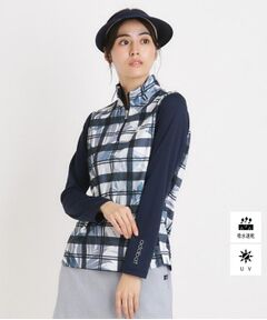 adabat / アダバット ピンボーダーハーフジップT ピンボーダーハーフジップT（カットソー） | adabat(Ladies