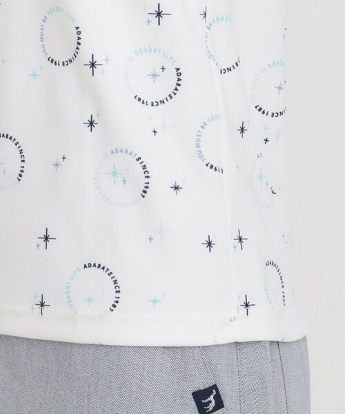 adabat / アダバット カットソー | UVカット ロゴドットプリント長袖モックネックT | 詳細15