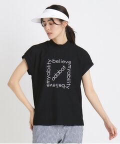 ドライワッフルモックネックT