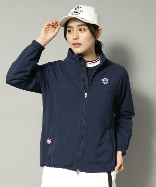 adabat / アダバット レザーブルゾン・ジャケット | 【新レーベル ADABAT NAVY】撥水加工 Aラインライトブルゾン | 詳細9