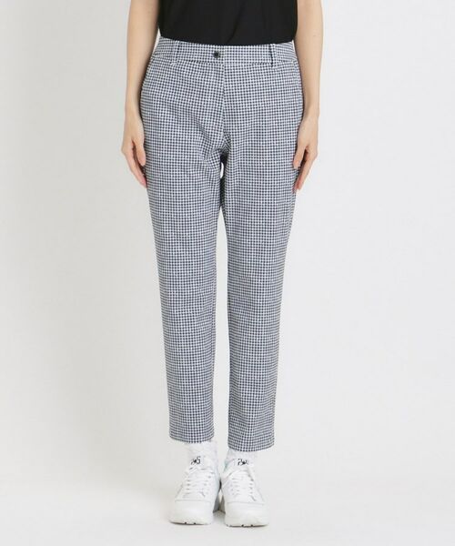 adabat / アダバット ショート・ハーフ・半端丈パンツ | UVカット カラー千鳥アンクルパンツ | 詳細10