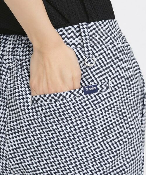 adabat / アダバット ショート・ハーフ・半端丈パンツ | UVカット カラー千鳥アンクルパンツ | 詳細16