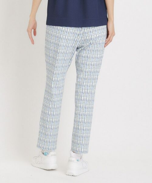 adabat / アダバット ショート・ハーフ・半端丈パンツ | UVカット カラー千鳥アンクルパンツ | 詳細2