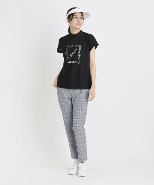 adabat / アダバット ショート・ハーフ・半端丈パンツ | UVカット カラー千鳥アンクルパンツ | 詳細7