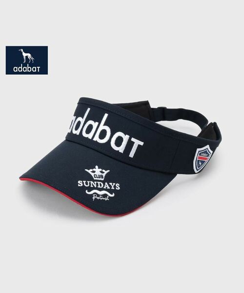 新レーベル ADABAT NAVY】サンデーズバイザー （サンバイザー