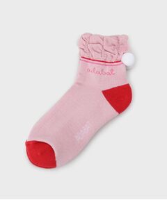 adabat / アダバット ソックス | フレンチボンボンショートソックス