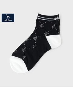 adabat / アダバット ソックス | 【新レーベル ADABAT NAVY】フルールドリスショートソックス