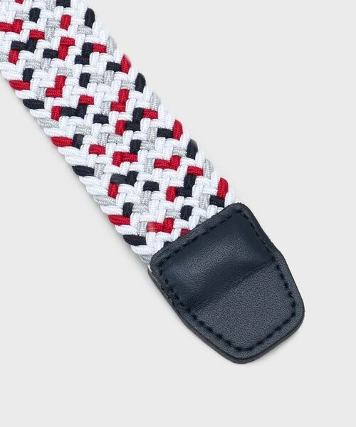 adabat / アダバット ベルト・サスペンダー | 【新レーベル ADABAT NAVY】トリコロールメッシュベルト | 詳細1