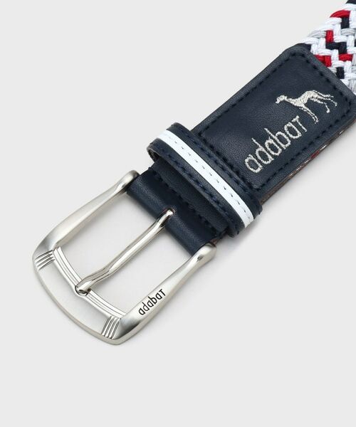 adabat / アダバット ベルト・サスペンダー | 【新レーベル ADABAT NAVY】トリコロールメッシュベルト | 詳細3