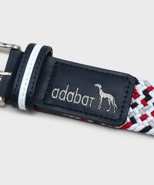 adabat / アダバット ベルト・サスペンダー | 【新レーベル ADABAT NAVY】トリコロールメッシュベルト | 詳細5