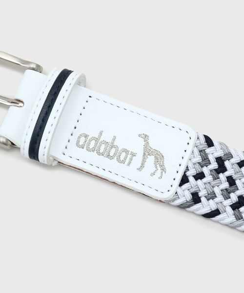 adabat / アダバット ベルト・サスペンダー | 【新レーベル ADABAT NAVY】トリコロールメッシュベルト | 詳細6