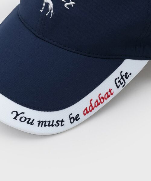 adabat / アダバット キャップ | ラインブリムラウンディッシュキャップ | 詳細5