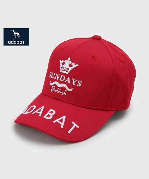 adabat/アダバット 【新レーベル ADABAT NAVY】サンデーズキャップ レッド(062) 00(FREE) adabat/アダバット 【新レーベル ADABAT NAVY】サンデーズキャップ レッド(062) 00(FREE)