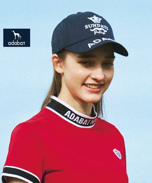adabat/アダバット 【新レーベル ADABAT NAVY】CLUB SUNDAYS ロゴデザイン キャップ ネイビー(094) 00(FREE) adabat/アダバット 【新レーベル ADABAT NAVY】CLUB SUNDAYS ロゴデザイン キャップ ネイビー(094) 00(FREE)