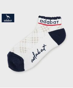 adabat / アダバット ソックス | 【新レーベル ADABAT NAVY】アンクルロゴベリーショートソックス