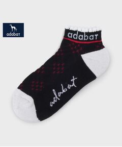 adabat / アダバット ソックス | 【新レーベル ADABAT NAVY】アンクルロゴベリーショートソックス