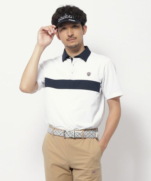 adabat / アダバット ポロシャツ | 【新レーベル ADABAT NAVY】UVカット/吸水速乾 ドライカノコバイカラーポロシャツ | 詳細2