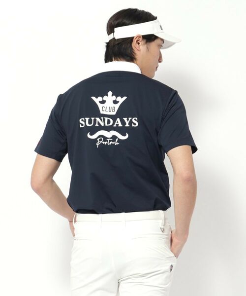 adabat / アダバット ポロシャツ | 【新レーベル ADABAT NAVY】UVカット/吸水速乾 ドライカノコバイカラーポロシャツ | 詳細21